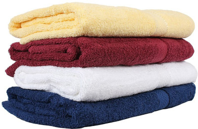 

Earth Ro System Cotton 450 GSM Bath Towel Set(Pack of 4, Multicolor)