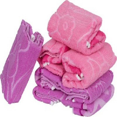 

NKP Cotton 500 GSM Hand Towel Set(Pack of 6, Orange, Peach), Coral;orange