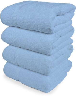 

Kurtzy Cotton 550 GSM Bath Towel(Pack of 4, Blue)