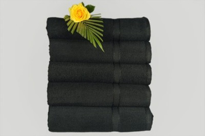 

Shopping Store Cotton 400 GSM Bath Towel Set(Pack of 4, Black)