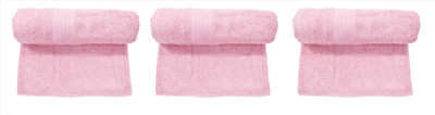

Bombay Dyeing Cotton 550 GSM Bath Towel(Pack of 3, Pink)