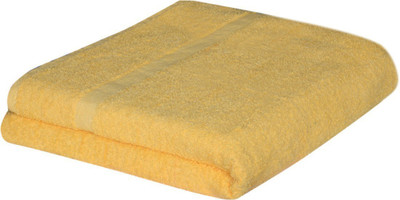 

Sellstra Cotton 450 GSM Bath Towel(Yellow)
