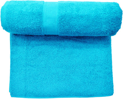 Bombay Dyeing Cotton 600 GSM Bath Towel(Blue), Sky blue