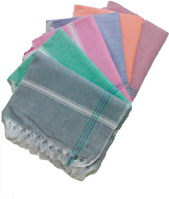 

Cotton Colors Cotton 2400 GSM Bath Towel Set(Pack of 6, Multicolor)