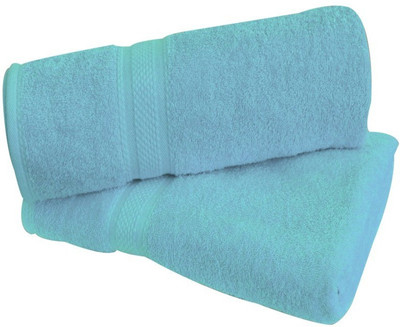 

Shopping Store Cotton 450 GSM Bath Towel(Pack of 2, Blue)
