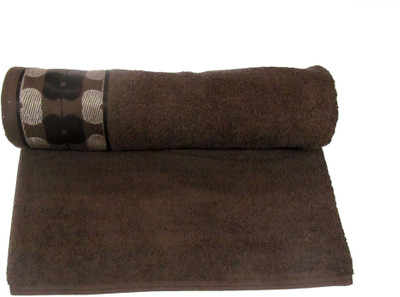 

Bombay Dyeing Cotton 550 GSM Bath Towel(Brown)