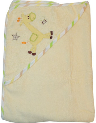 

Baby Bucket Cotton 2400 GSM Bath Towel(Pack of 4, Yellow)