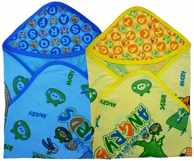

Brandonn Poly Blend 200 GSM Bath Towel(Pack of 2, Multicolor)