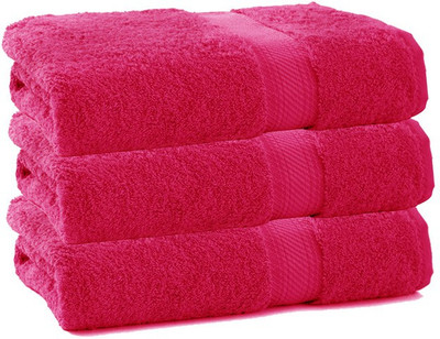 

Juvenile Cotton 2000 GSM Bath, Hair, Sport Towel Set(Pack of 3, Pink)