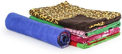 

Turkish Bath Cotton 300 GSM Bath Towel(Pack of 5, Blue, Green, Yellow, Pink, Orange), Multicolor