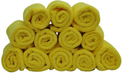 Skumars Love Touch Cotton Face Towel(Pack of 12, Yellow) Skumars Love Touch Cotton Face Towel(Pack of 12, Yellow)