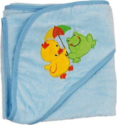 

Belle Maison Embroidered  Top Sheet(Cotton, Blue