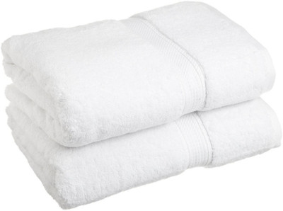 

Juvenile Cotton 2400 GSM Bath Towel(Pack of 2, White)