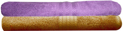 

India Furnish Cotton 450 GSM Bath Towel Set(Pack of 2, Multicolor)