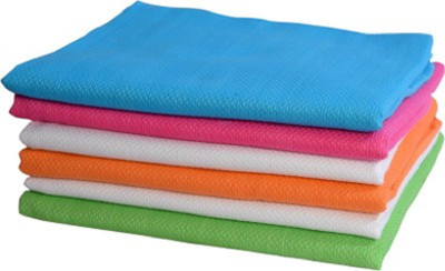 Cotton colors Cotton 2400 GSM Bath Towel(Pack of 6)