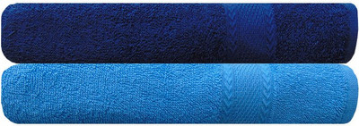 

Akin Cotton 450 GSM Bath Towel(Pack of 2, Blue, Blue)