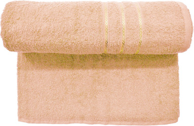 

Bombay Dyeing Cotton 400 GSM Bath Towel(Peach), Light peach