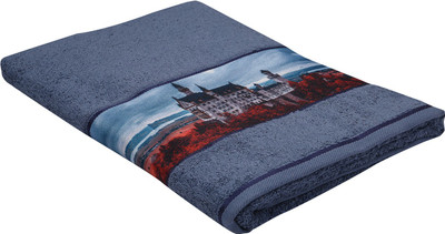 

Bombay Dyeing Cotton 650 GSM Bath Towel(Multicolor), Blue;grey