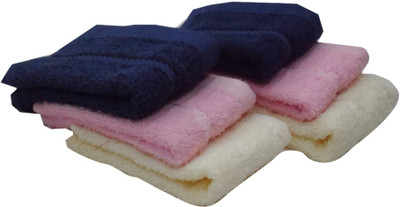 

Snuggle Cotton 400 GSM Face Towel(Pack of 6, Multicolor)