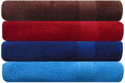 AkiN Cotton 500 GSM Hand Towel(Pack of 4)
