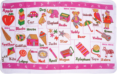 

MeeMee Cotton 220 GSM Bath Towel(Pink, White)