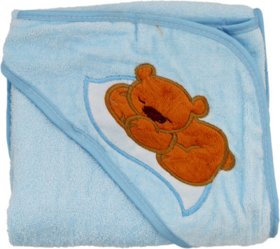 

Belle Maison Embroidered  Top Sheet(Cotton, Blue