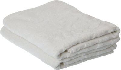

Homeway Cotton 600 GSM Bath Towel(Pack of 2, White)