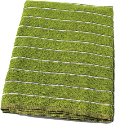 22% OFF on Mandhania Cotton Bath Towel(Green)