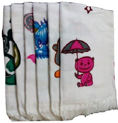 

Cotton Colors Cotton 2400 GSM Bath Towel Set(Pack of 6, White)
