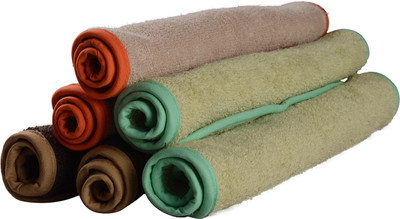 

Trident Cotton 400 GSM Face Towel(Pack of 6, Multicolor)