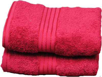 

Avira Home Cotton 650 GSM Hand Towel Set(Pack of 2, Red), Burgundy