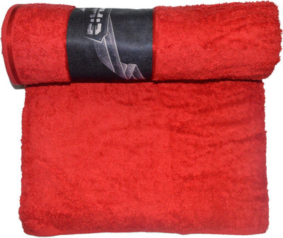 Bombay Dyeing Cotton 550 GSM Bath Towel(Red)