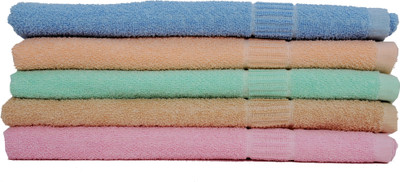 

Lily Cotton 500 GSM Bath Towel Set(Pack of 5, Multicolor)