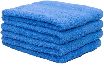 

Shopping Store Cotton 450 GSM Bath Towel(Pack of 4, Multicolor), Blue