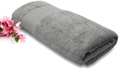 

Tangerine Cotton 450 GSM Bath Towel(Grey)