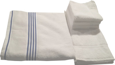 

Welhouse India Cotton 250 GSM Bath, Hand, Face Towel Set(Multicolor)