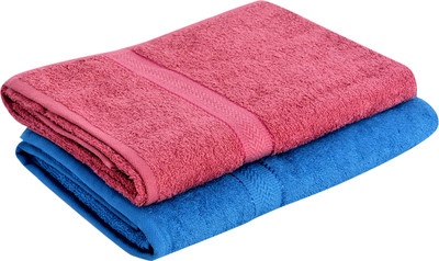 

Trident Cotton GSM Bath Towel Set(Pack of 2, Multicolor)