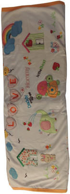 

Baby Bucket Cotton 2400 GSM Bath Towel(Pack of 4, Orange)