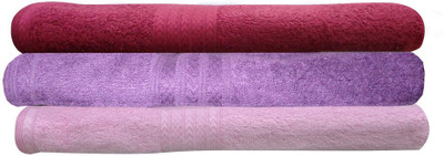 

India Furnish Cotton 450 GSM Bath Towel Set(Pack of 3, Multicolor)