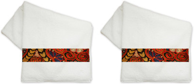 75% OFF on meSleep Cotton Hand Towel(Pack of 2, White)