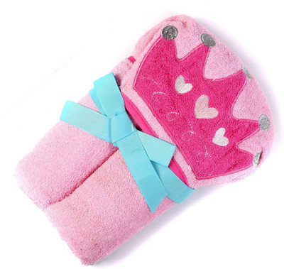 

Babyoodles Cotton 350 GSM Bath Towel(Pink)