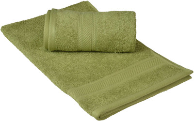

Avira Home Cotton 500 GSM Hand Towel(Pack of 2, Green)