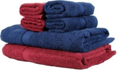 

Shopping Store Cotton 450 GSM Bath Towel(Pack of 6, Multicolor)