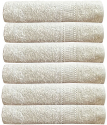 AkiN Cotton 450 GSM Hand Towel(Pack of 6)