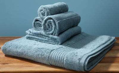 

Stoa Paris Cotton GSM Bath Towel Set(Pack of 5, Blue)