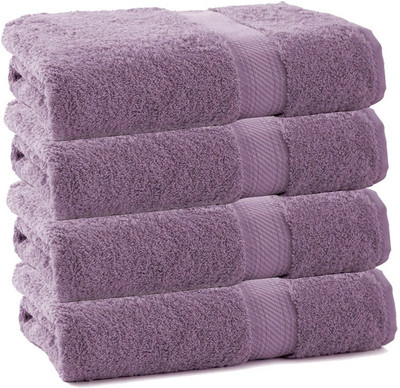

Juvenile Cotton 2400 GSM Bath Towel Set(Pack of 4, Purple)