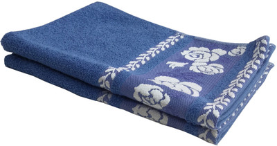 

Lushomes Cotton Terry 401 GSM Hand Towel Set(Pack of 2, Blue)