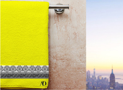 

Bombay Dyeing Cotton GSM Bath Towel(Yellow)
