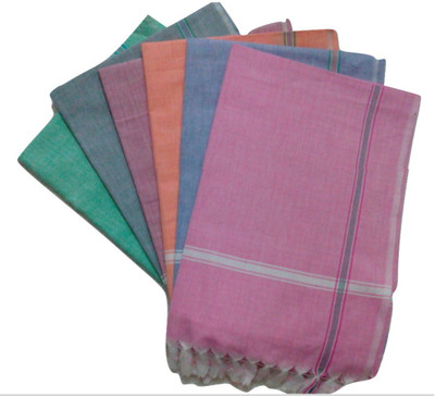 

Cotton Colors Cotton 2400 GSM Bath Towel Set(Pack of 6, Multicolor)
