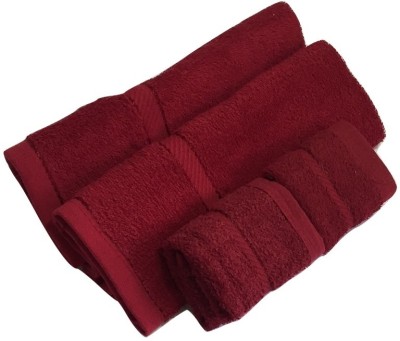 SNUGGLE Terry Cotton 400 GSM Hand, Face Towel Set(Pack of 4)